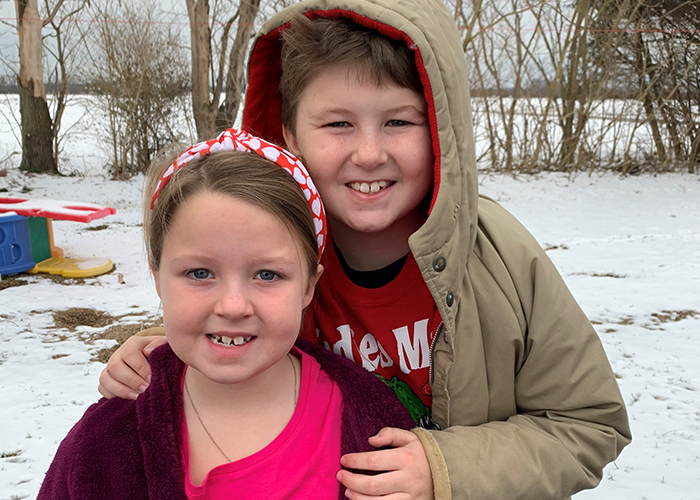 Kids happy to return to in-person school