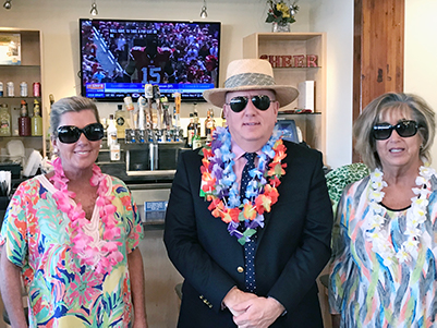 Pictured left to right: Jen Carroll, Event Co-Chair; Tom Protack, Vice President of Development, Beebe Medical Foundation; Robyn Rosenfeld-Aburrow, Event Co-Chair.