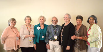 Shown are the 2018-2020 Beebe Auxiliary Officers: President Lesley Nance; Second Vice President Nancy Almacy; Treasurer Patricia Sandy; Assistant Treasurer Lester Levin; Recording Secretary Rosemarie Vanderhoogt; Corresponding Secretary Eileen Thompson; a