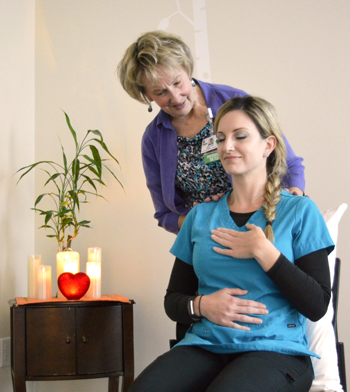 Colleen Hruska and Tracy Tarr at Beebe Ornish Lifestyle Medicine. Colleen Hruska and Tracy Tarr at Beebe Ornish Lifestyle Medicine.