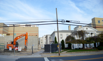 Construction began in October for a new hybrid operating room at the Medical Center in downtown Lewes.