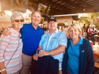 Diane Barlow, Gift Planning Officer, Beebe Medical Foundation; Drew Sunderlin, Chairman of Progress for Prostate, John McNemar, donor, and Judy Aliquo, President & CEO of Beebe Medical Foundation. 