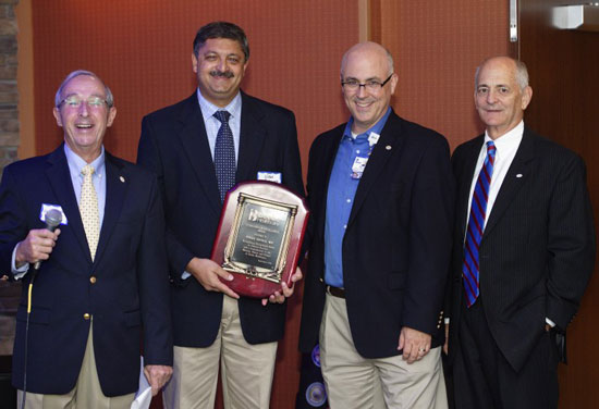 Dave Herbert, Beebe Board of Directors Chairman; Dr. Vikas Batra; Dr. Jeffrey Hawtof; and Jeffrey Fried, FACHE, President & CEO, Beebe Healthcare.