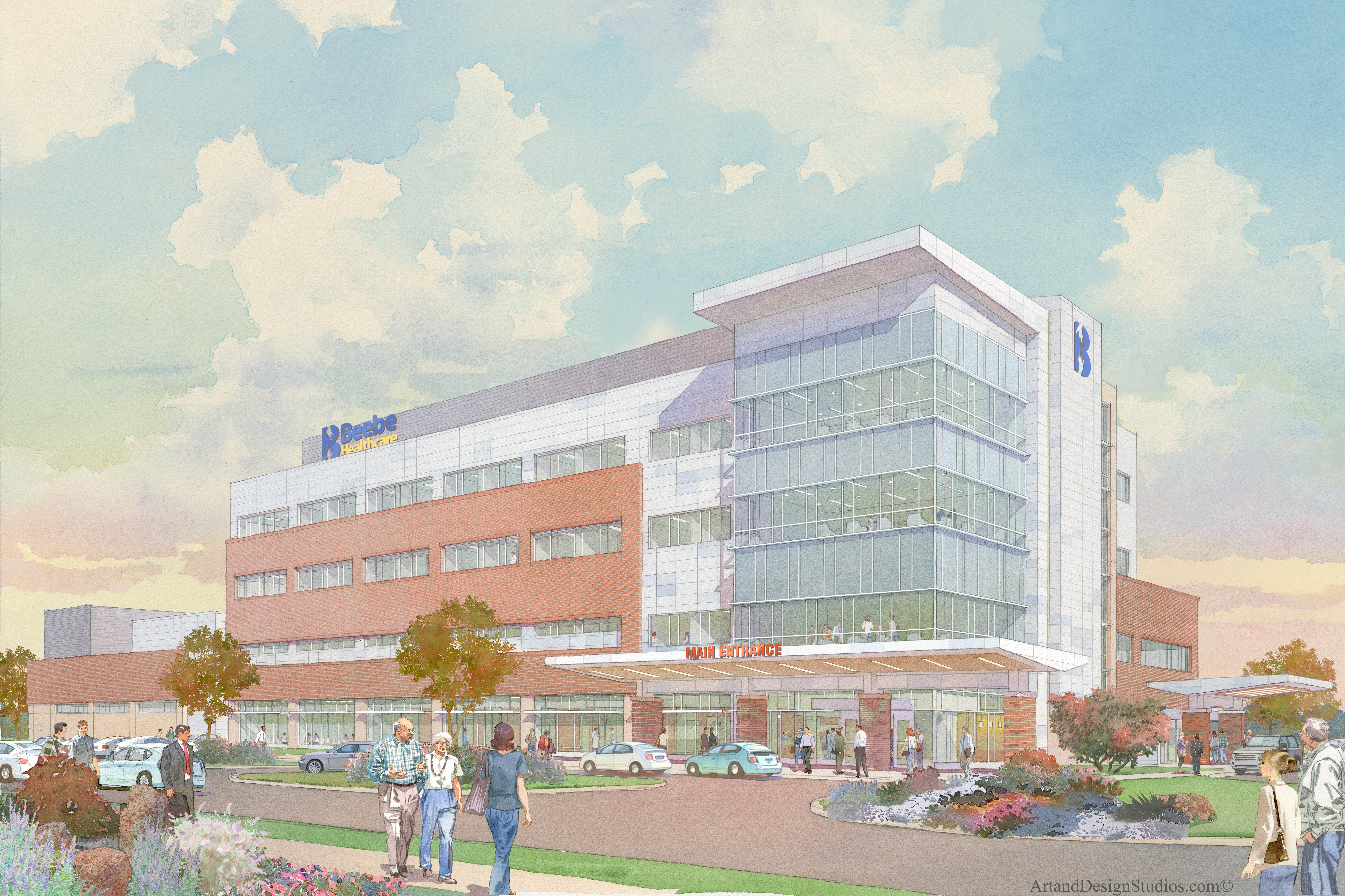 A rendering of the new Specialty Surgical Hospital at the Rehoboth Health Campus. Construction will begin May 15 after the groundbreaking ceremony with an estimated completion of summer 2022.