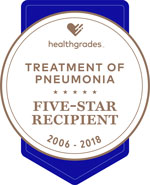 Healthgrades Five Star for Treatment of Pneumonia 2006-2018 Healthgrades Five Star for Treatment of Pneumonia 2006-2018