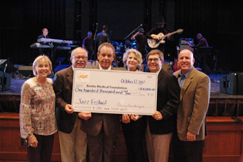 Rehoboth Beach Jazz Festival Check Presentation