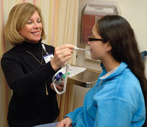 Marcy Bradley at Sussex Central Wellness Center.