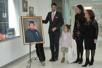 The Saberi Family Unveils Dr. Mansour Saberi's Portrait_Jan. 29