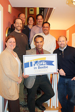 Pictured left to right, front to back: Kim Gardiner, MD, Michael Ramjattansingh, MD, Dennis Flamini, DO, Jeffrey McCann, MD, Maheep Goyal, MD. Andrew Dahlke, MD, Jeffrey Rose, MD, Ellen Bahtiarian, MD.