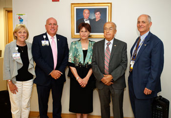 Beebe Honors Dr. Anis and Sue Saliba with Portrait Unveil and Celebratory Naming