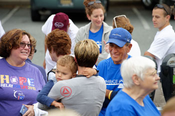 Participants enjoy the Miracle Mile