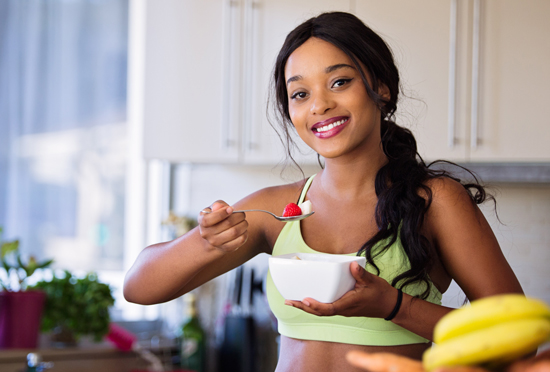 Eating healthy is a daily habit that you must practice. Eating healthy is a daily habit that you must practice.