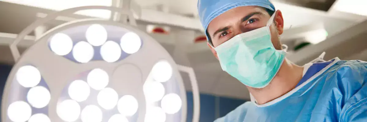 Surgeon in operating room