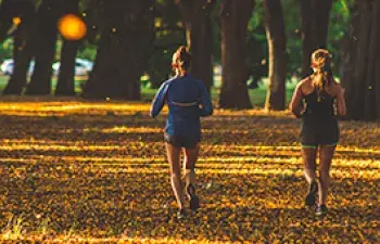 Women running for health