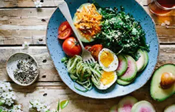Focus on healthy nutrient-dense foods