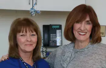 Catherine Mariani and Barb Sutherlin - file photo