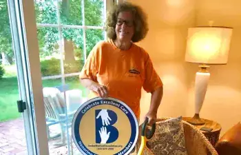 Nancy Reynolds celebrates care she received at Beebe