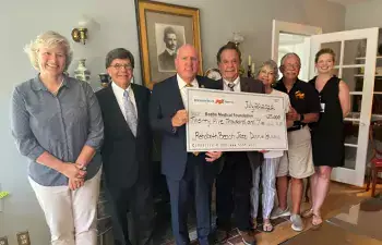 jazz festival check presentation