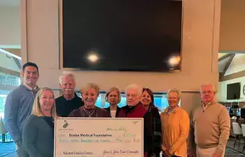 Jean and Joan Tournament Check Presentation