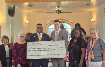 Miracle Angels of Israel United Methodist Church of Lewes Present Over $8,500 to Beebe Healthcare