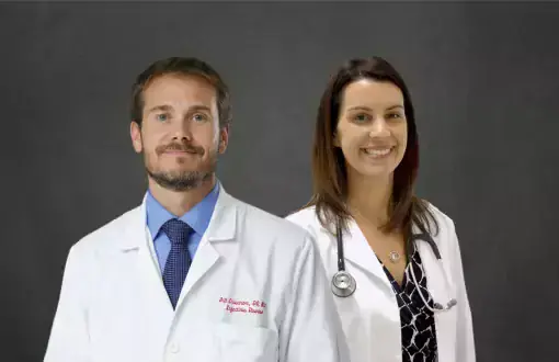 Dr William Chasanov and Dr Nicole Ryan