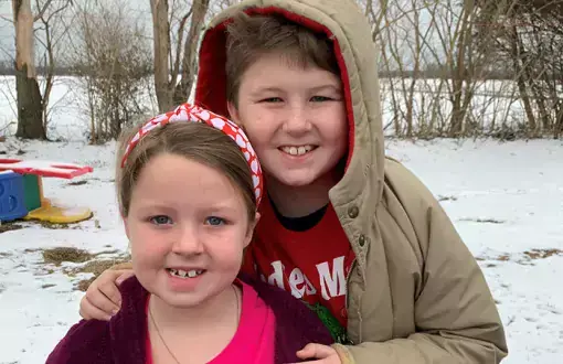 Kids happy to return to in-person school