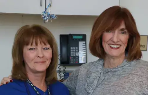Catherine Mariani and Barb Sutherlin - file photo