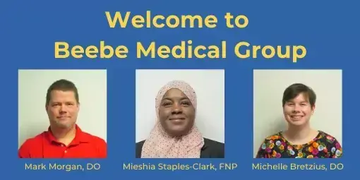 welcome new providers to Beebe Medical Group