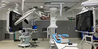 TCAR procedures are performed in the new hybrid operating room at the Margaret H. Rollins Lewes Campus.
