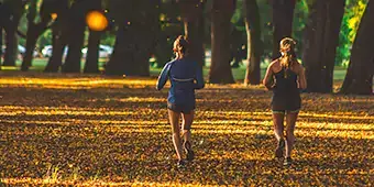 Women running for health