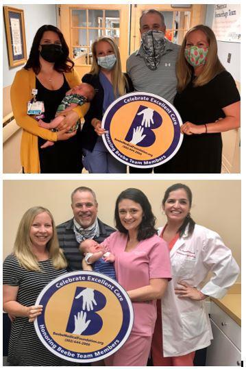 Amy Popovich celebrates excellent care