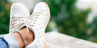 ankles and sneakers