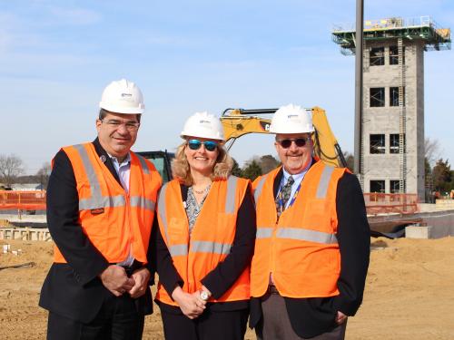 Beebe team at Rehoboth site