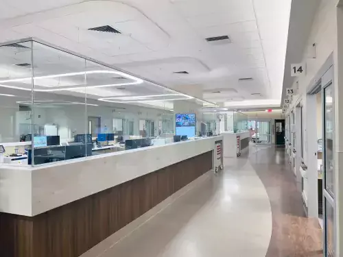 Nurses Station at South Coastal Emergency Department