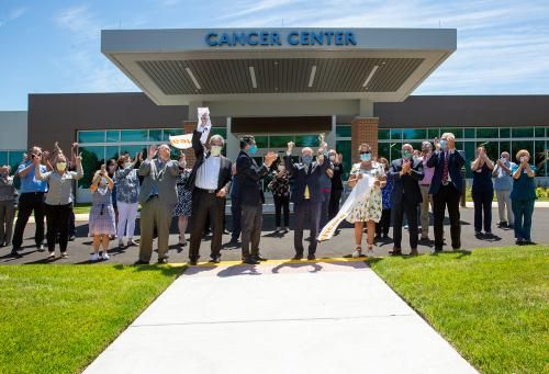 Beebe team members celebrate the ribbon cutting for the new South Coastal cancer center located at the South Coastal Health Campus on Roxana Road near Millville. The facility will begin seeing patients July 14.