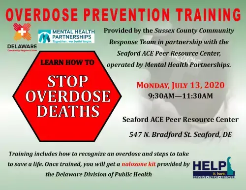 Naloxone training, Seaford