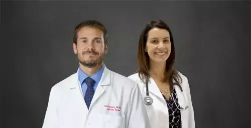Dr William Chasanov and Dr Nicole Ryan