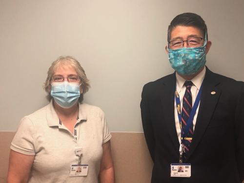 Doreen and Dr Tam