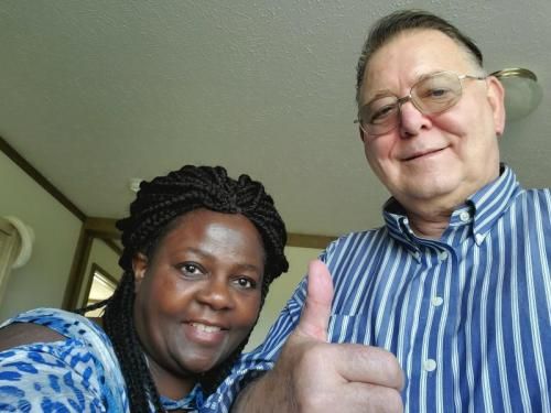 Joe and Judy Velotti celebrate excellent care.