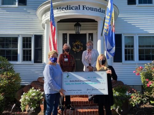 Cherrie Rich, Tournament Chair; Diane Barlow, Major Gift Officer, Beebe Medical Foundation; Kay Young, Executive Director of Development, Beebe Medical Foundation; Amy Popovich, Event Coordinator, Beebe Medical Foundation.