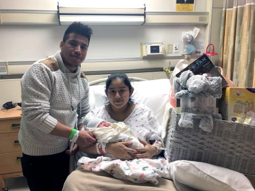 Manjarrez Gomez first baby