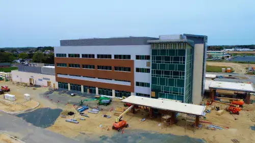 20210424-Beebe-Rehob (9).JPG Construction of Specialty Surgical Hospital, Rehoboth Health Campus