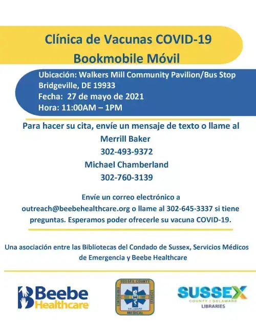 Bookmobile at Walkers Mill Spanish language