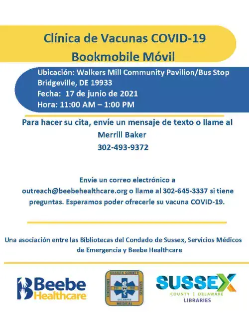 Bookmobile Walkers Mill Spanish