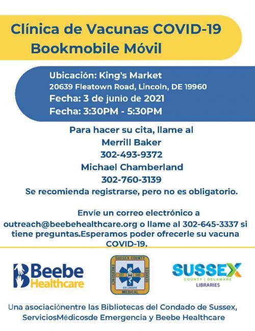 Bookmobile Kings Market Spanish