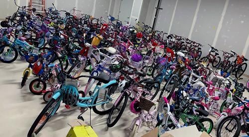 Toys for tots bikes