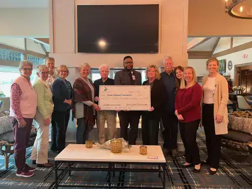 JJ22_Check Presentation.jpg 23rd Annual Jean & Joan Tournament Raises $27,791 for Beebe Healthcare
