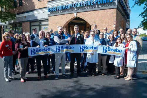 Beebe Primary Care Five Points Ribbon Cutting