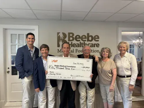 Rehoboth Beach Jazz Festival Donates $50,000 to Beebe Healthcare