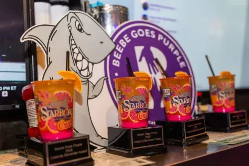 Photo of Beebe Goes Purple event